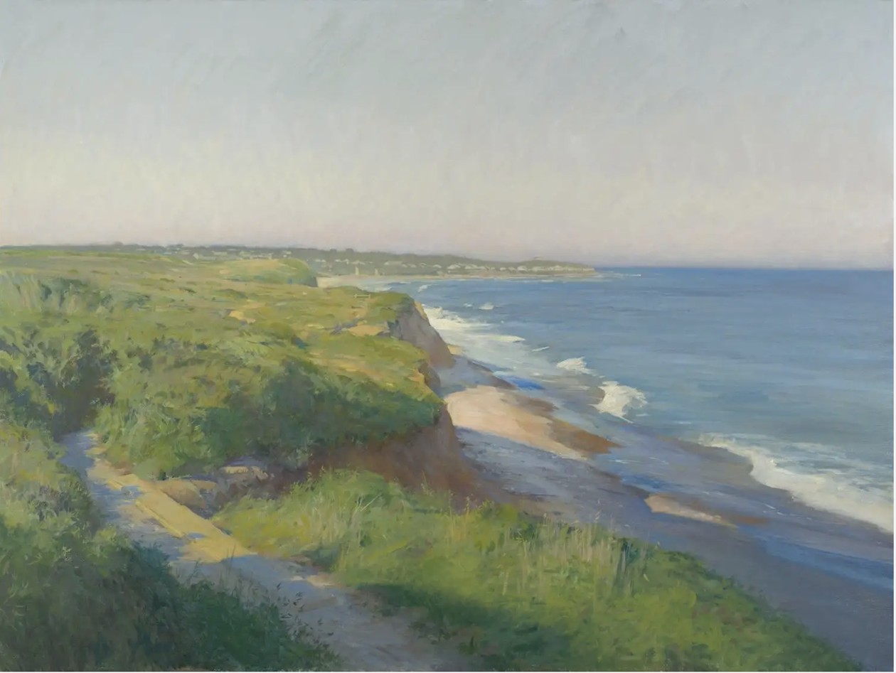 Paysage côtier peint — stage de Marc Dalessio du 28 juin au 2 juillet 2027 en Bretagne Nord